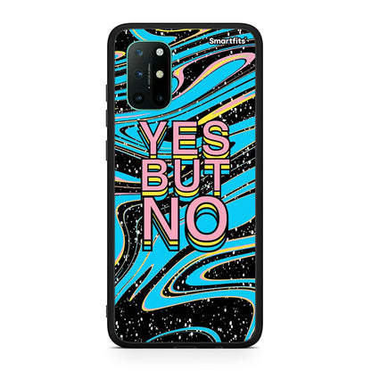 OnePlus 8T Yes But No θήκη από τη Smartfits με σχέδιο στο πίσω μέρος και μαύρο περίβλημα | Smartphone case with colorful back and black bezels by Smartfits