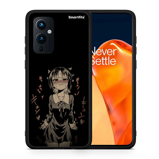 Θήκη OnePlus 9 Anime Girl από τη Smartfits με σχέδιο στο πίσω μέρος και μαύρο περίβλημα | OnePlus 9 Anime Girl case with colorful back and black bezels