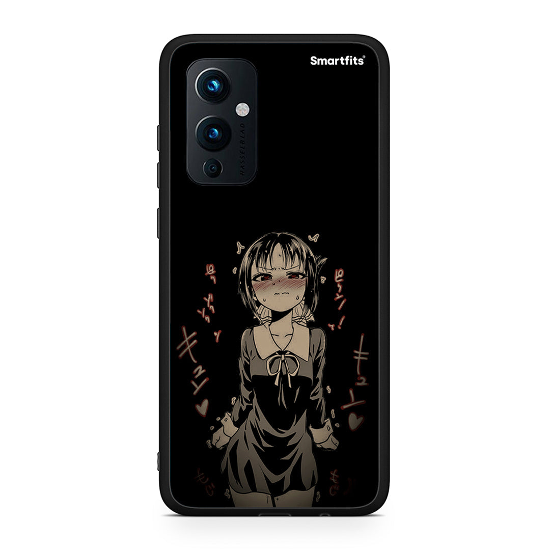 OnePlus 9 Anime Girl θήκη από τη Smartfits με σχέδιο στο πίσω μέρος και μαύρο περίβλημα | Smartphone case with colorful back and black bezels by Smartfits