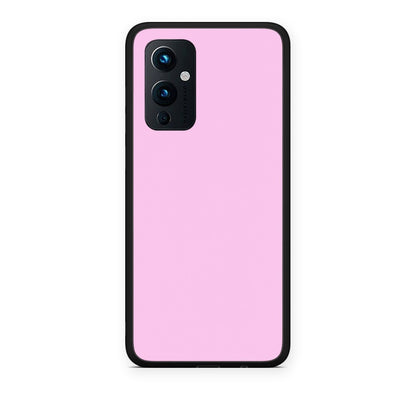 Θήκη OnePlus 9 Cotton Candy Pink από τη Smartfits με σχέδιο στο πίσω μέρος και μαύρο περίβλημα | OnePlus 9 Cotton Candy Pink case with colorful back and black bezels