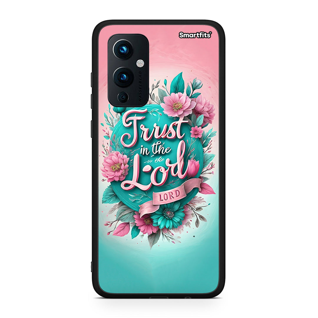 OnePlus 9 Lord Trust θήκη από τη Smartfits με σχέδιο στο πίσω μέρος και μαύρο περίβλημα | Smartphone case with colorful back and black bezels by Smartfits