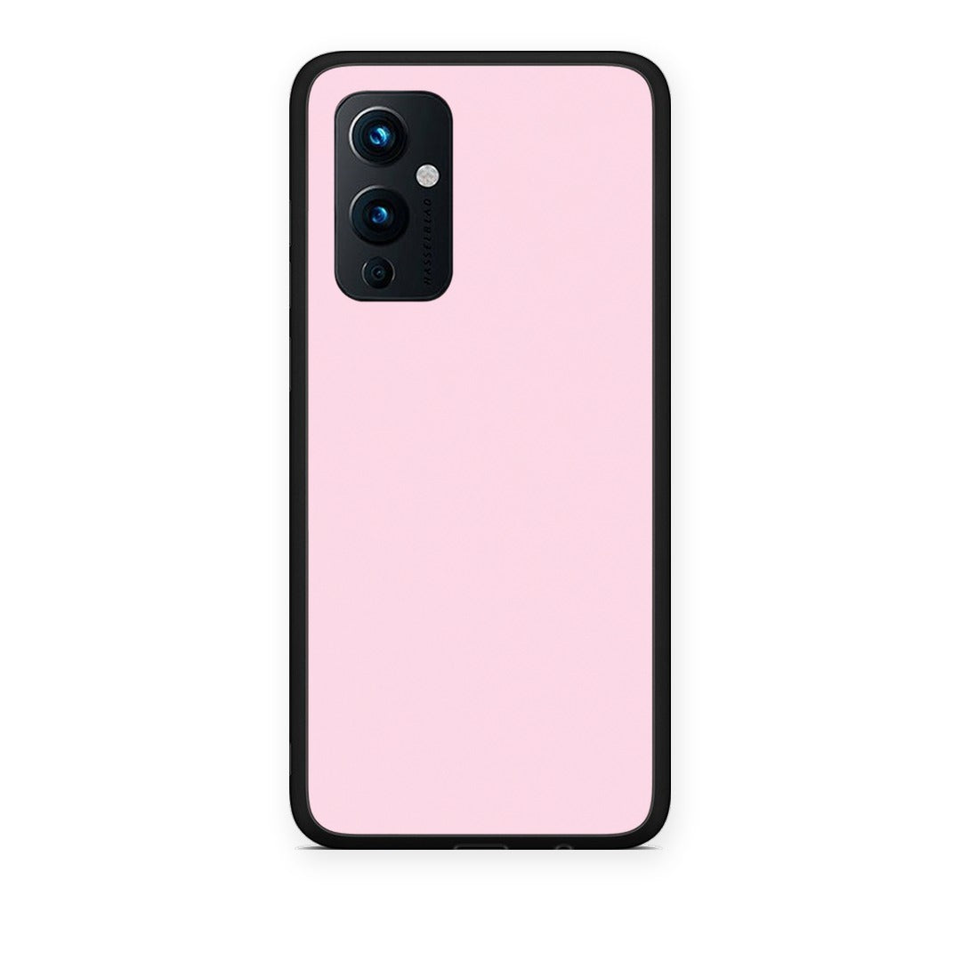 Θήκη OnePlus 9 Pale Pink από τη Smartfits με σχέδιο στο πίσω μέρος και μαύρο περίβλημα | OnePlus 9 Pale Pink case with colorful back and black bezels