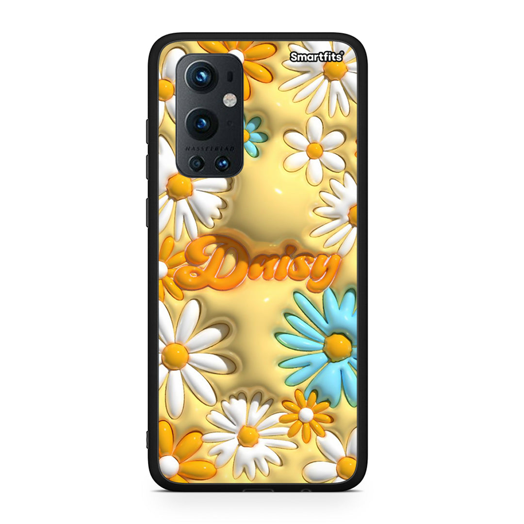 OnePlus 9 Pro Bubble Daisies θήκη από τη Smartfits με σχέδιο στο πίσω μέρος και μαύρο περίβλημα | Smartphone case with colorful back and black bezels by Smartfits