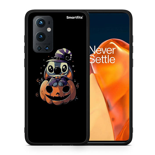 Θήκη OnePlus 9 Pro Halloween Stitch από τη Smartfits με σχέδιο στο πίσω μέρος και μαύρο περίβλημα | OnePlus 9 Pro Halloween Stitch case with colorful back and black bezels