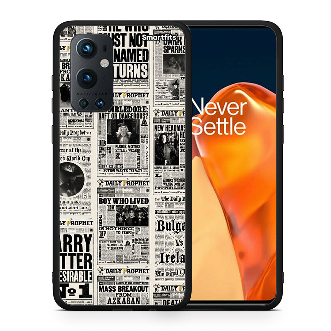 Θήκη OnePlus 9 Pro Harry Paper από τη Smartfits με σχέδιο στο πίσω μέρος και μαύρο περίβλημα | OnePlus 9 Pro Harry Paper case with colorful back and black bezels