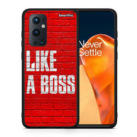 Thumbnail for Θήκη OnePlus 9 Pro Like A Boss από τη Smartfits με σχέδιο στο πίσω μέρος και μαύρο περίβλημα | OnePlus 9 Pro Like A Boss case with colorful back and black bezels