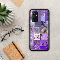 Thumbnail for Purple Aesthetic Collage - OnePlus 9 θήκη