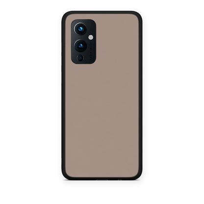 Θήκη OnePlus 9 Warm Taupe από τη Smartfits με σχέδιο στο πίσω μέρος και μαύρο περίβλημα | OnePlus 9 Warm Taupe case with colorful back and black bezels