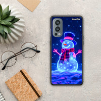 Thumbnail for Christmas Neon Snowman - OnePlus Nord 2 5G θήκη