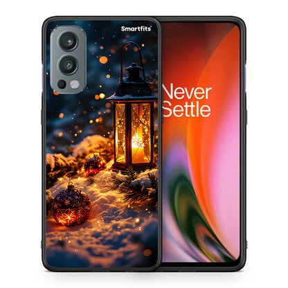 Θήκη OnePlus Nord 2 5G Christmas Ornaments από τη Smartfits με σχέδιο στο πίσω μέρος και μαύρο περίβλημα | OnePlus Nord 2 5G Christmas Ornaments case with colorful back and black bezels