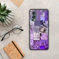 Thumbnail for Purple Aesthetic Collage - OnePlus Nord 2 5G θήκη