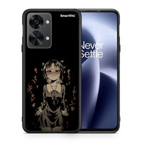 Thumbnail for Θήκη OnePlus Nord 2T Anime Girl από τη Smartfits με σχέδιο στο πίσω μέρος και μαύρο περίβλημα | OnePlus Nord 2T Anime Girl case with colorful back and black bezels