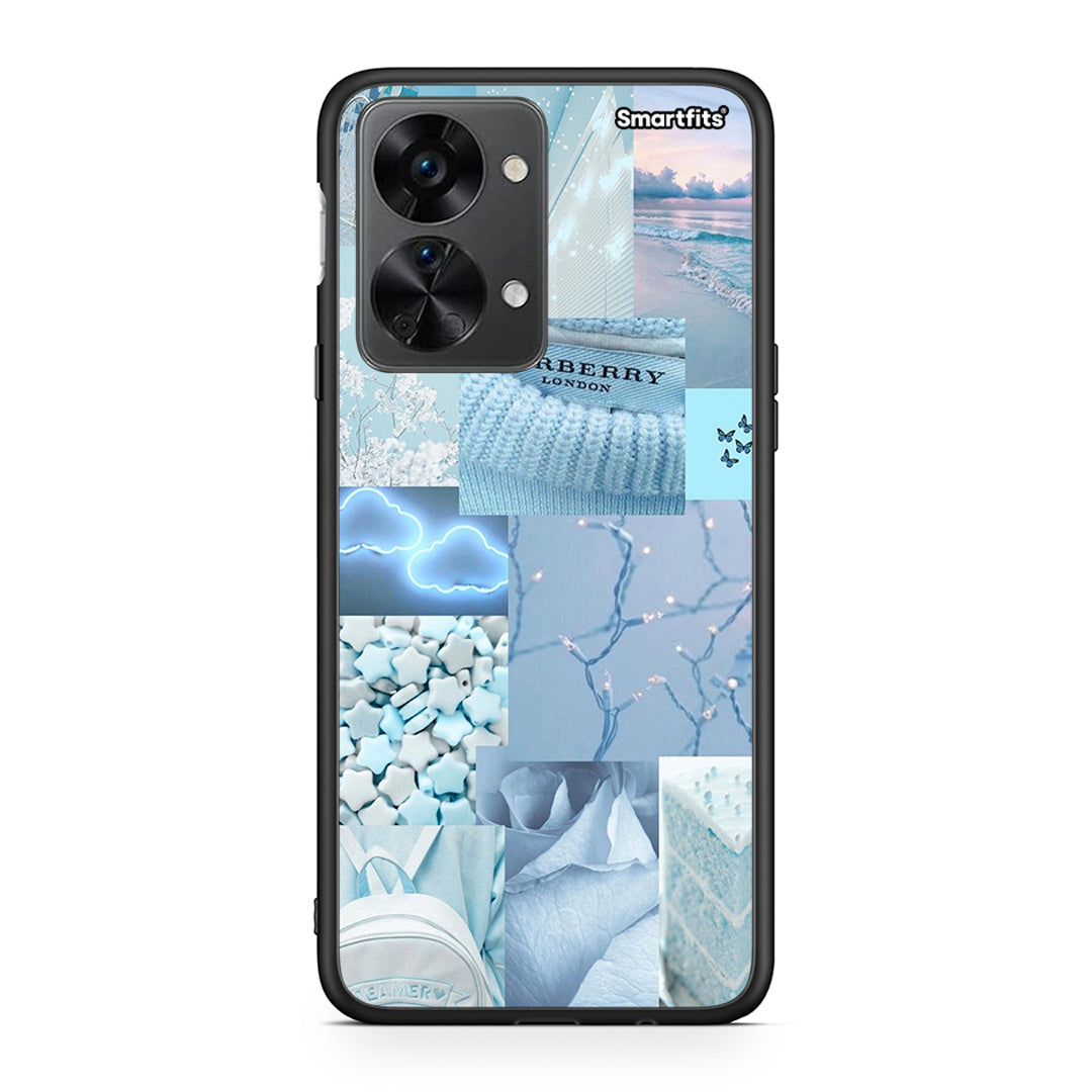 OnePlus Nord 2T Ciel Aesthetic Collage θήκη από τη Smartfits με σχέδιο στο πίσω μέρος και μαύρο περίβλημα | Smartphone case with colorful back and black bezels by Smartfits