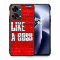 Thumbnail for Θήκη OnePlus Nord 2T Like A Boss από τη Smartfits με σχέδιο στο πίσω μέρος και μαύρο περίβλημα | OnePlus Nord 2T Like A Boss case with colorful back and black bezels