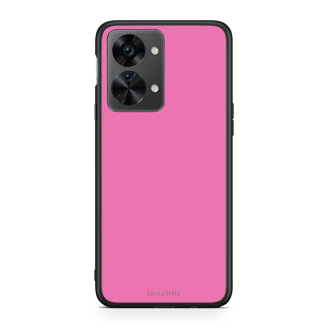 Θήκη OnePlus Nord 2T Rose Pink από τη Smartfits με σχέδιο στο πίσω μέρος και μαύρο περίβλημα | OnePlus Nord 2T Rose Pink case with colorful back and black bezels