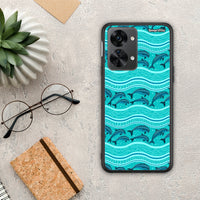 Thumbnail for Swimming Dolphins - OnePlus Nord 2T θήκη