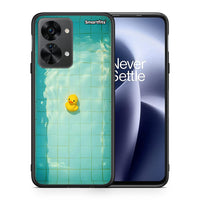 Thumbnail for Θήκη OnePlus Nord 2T Yellow Duck από τη Smartfits με σχέδιο στο πίσω μέρος και μαύρο περίβλημα | OnePlus Nord 2T Yellow Duck case with colorful back and black bezels