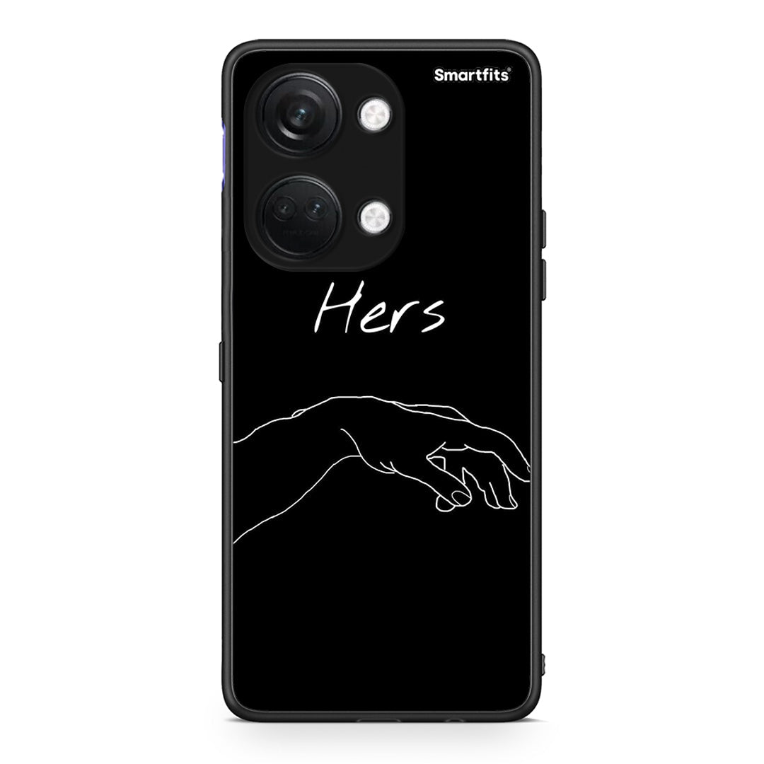 OnePlus Nord 3 Aeshetic Love 1 Θήκη Αγίου Βαλεντίνου από τη Smartfits με σχέδιο στο πίσω μέρος και μαύρο περίβλημα | Smartphone case with colorful back and black bezels by Smartfits