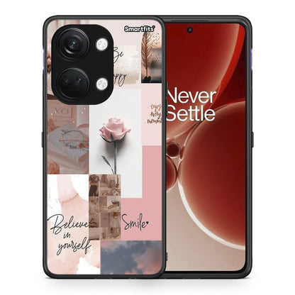 Θήκη OnePlus Nord 3 Aesthetic Collage από τη Smartfits με σχέδιο στο πίσω μέρος και μαύρο περίβλημα | OnePlus Nord 3 Aesthetic Collage case with colorful back and black bezels