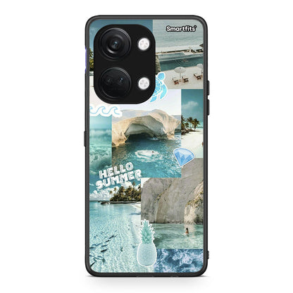 OnePlus Nord 3 Aesthetic Summer Θήκη από τη Smartfits με σχέδιο στο πίσω μέρος και μαύρο περίβλημα | Smartphone case with colorful back and black bezels by Smartfits
