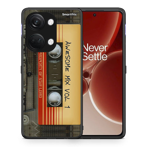 Θήκη OnePlus Nord 3 Awesome Mix από τη Smartfits με σχέδιο στο πίσω μέρος και μαύρο περίβλημα | OnePlus Nord 3 Awesome Mix case with colorful back and black bezels