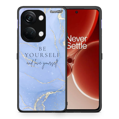 Θήκη OnePlus Nord 3 Be Yourself από τη Smartfits με σχέδιο στο πίσω μέρος και μαύρο περίβλημα | OnePlus Nord 3 Be Yourself case with colorful back and black bezels