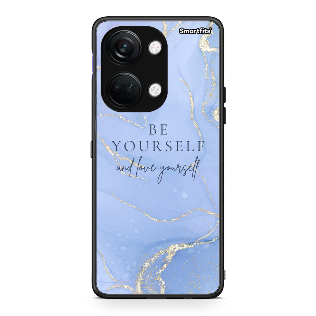 OnePlus Nord 3 Be Yourself θήκη από τη Smartfits με σχέδιο στο πίσω μέρος και μαύρο περίβλημα | Smartphone case with colorful back and black bezels by Smartfits
