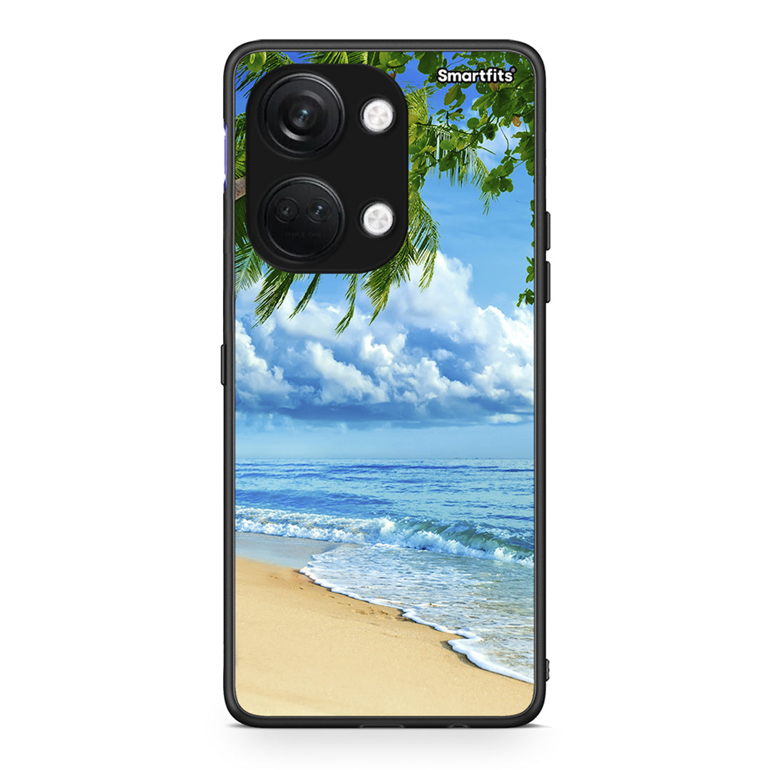 OnePlus Nord 3 Beautiful Beach θήκη από τη Smartfits με σχέδιο στο πίσω μέρος και μαύρο περίβλημα | Smartphone case with colorful back and black bezels by Smartfits