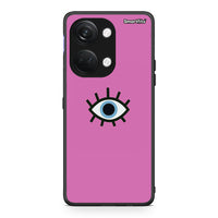 Thumbnail for OnePlus Nord 3 Blue Eye Pink θήκη από τη Smartfits με σχέδιο στο πίσω μέρος και μαύρο περίβλημα | Smartphone case with colorful back and black bezels by Smartfits