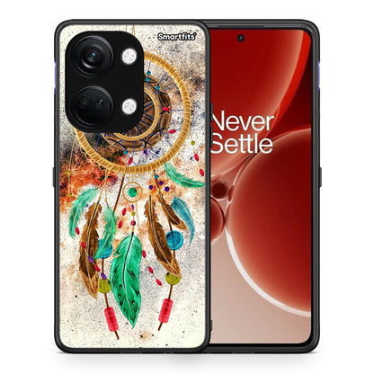 Θήκη OnePlus Nord 3 DreamCatcher Boho από τη Smartfits με σχέδιο στο πίσω μέρος και μαύρο περίβλημα | OnePlus Nord 3 DreamCatcher Boho case with colorful back and black bezels