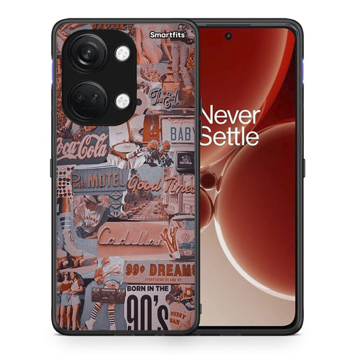 Θήκη OnePlus Nord 3 Born In 90s από τη Smartfits με σχέδιο στο πίσω μέρος και μαύρο περίβλημα | OnePlus Nord 3 Born In 90s case with colorful back and black bezels