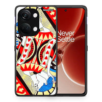 Thumbnail for Θήκη OnePlus Nord 3 Card Love από τη Smartfits με σχέδιο στο πίσω μέρος και μαύρο περίβλημα | OnePlus Nord 3 Card Love case with colorful back and black bezels