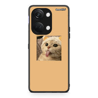 Thumbnail for OnePlus Nord 3 Cat Tongue θήκη από τη Smartfits με σχέδιο στο πίσω μέρος και μαύρο περίβλημα | Smartphone case with colorful back and black bezels by Smartfits