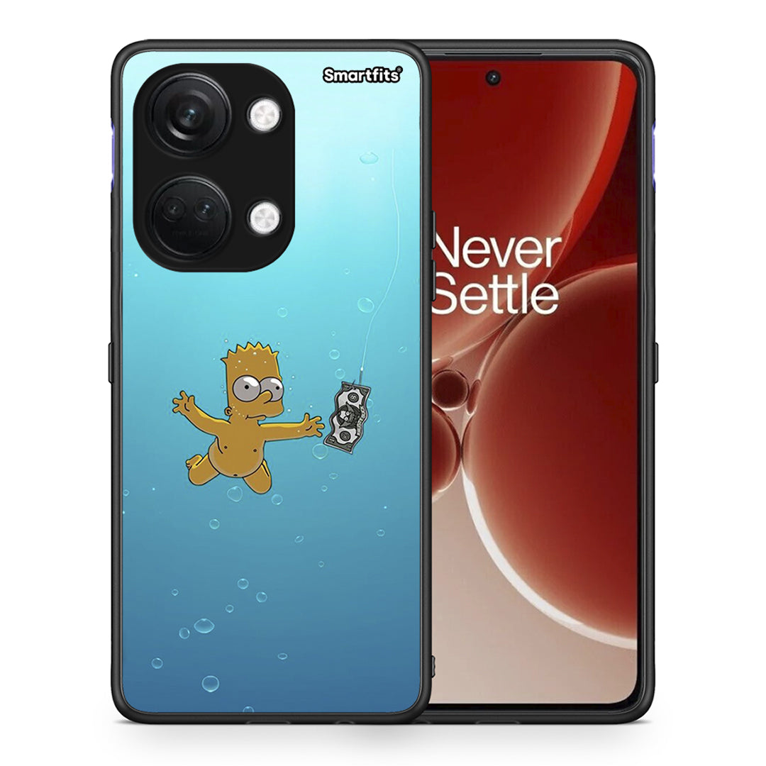 Θήκη OnePlus Nord 3 Chasing Money από τη Smartfits με σχέδιο στο πίσω μέρος και μαύρο περίβλημα | OnePlus Nord 3 Chasing Money case with colorful back and black bezels
