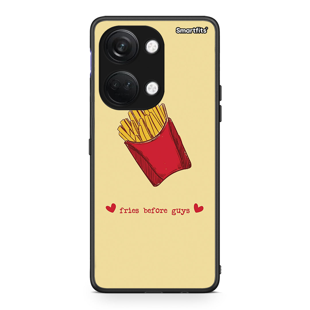 OnePlus Nord 3 Fries Before Guys Θήκη Αγίου Βαλεντίνου από τη Smartfits με σχέδιο στο πίσω μέρος και μαύρο περίβλημα | Smartphone case with colorful back and black bezels by Smartfits