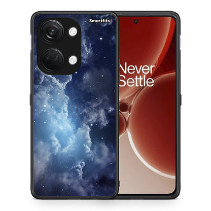 Θήκη OnePlus Nord 3 Blue Sky Galaxy από τη Smartfits με σχέδιο στο πίσω μέρος και μαύρο περίβλημα | OnePlus Nord 3 Blue Sky Galaxy case with colorful back and black bezels