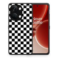 Thumbnail for Θήκη OnePlus Nord 3 Squares Geometric από τη Smartfits με σχέδιο στο πίσω μέρος και μαύρο περίβλημα | OnePlus Nord 3 Squares Geometric case with colorful back and black bezels