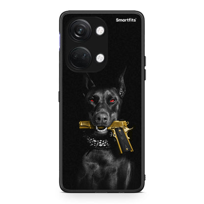 OnePlus Nord 3 Golden Gun Θήκη Αγίου Βαλεντίνου από τη Smartfits με σχέδιο στο πίσω μέρος και μαύρο περίβλημα | Smartphone case with colorful back and black bezels by Smartfits
