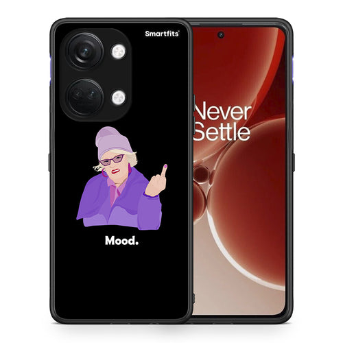Θήκη OnePlus Nord 3 Grandma Mood Black από τη Smartfits με σχέδιο στο πίσω μέρος και μαύρο περίβλημα | OnePlus Nord 3 Grandma Mood Black case with colorful back and black bezels