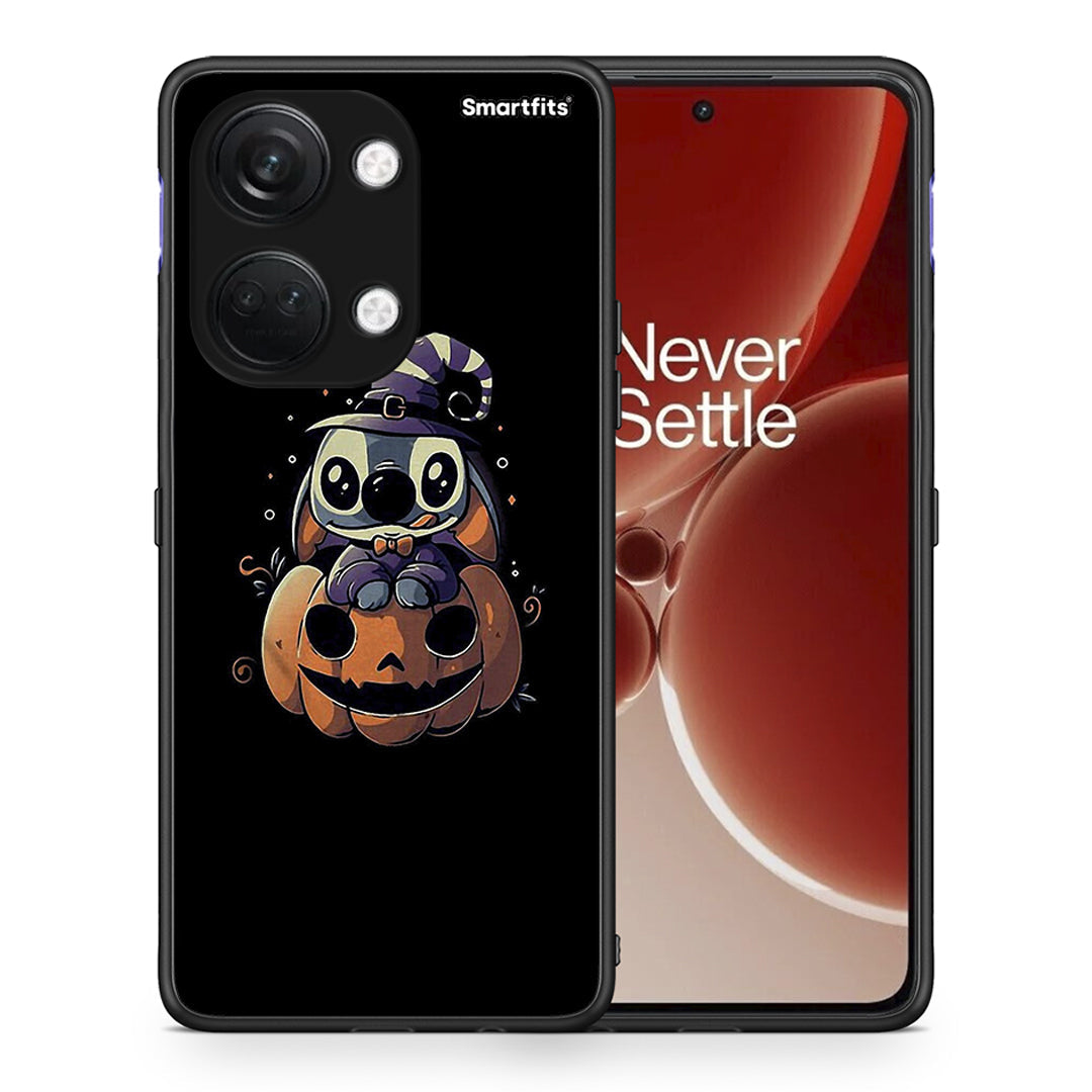 Θήκη OnePlus Nord 3 Halloween Stitch από τη Smartfits με σχέδιο στο πίσω μέρος και μαύρο περίβλημα | OnePlus Nord 3 Halloween Stitch case with colorful back and black bezels