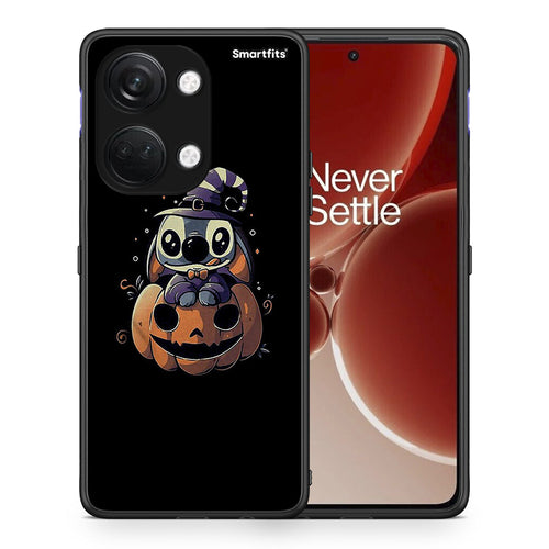 Θήκη OnePlus Nord 3 Halloween Stitch από τη Smartfits με σχέδιο στο πίσω μέρος και μαύρο περίβλημα | OnePlus Nord 3 Halloween Stitch case with colorful back and black bezels
