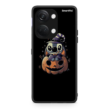 OnePlus Nord 3 Halloween Stitch θήκη από τη Smartfits με σχέδιο στο πίσω μέρος και μαύρο περίβλημα | Smartphone case with colorful back and black bezels by Smartfits