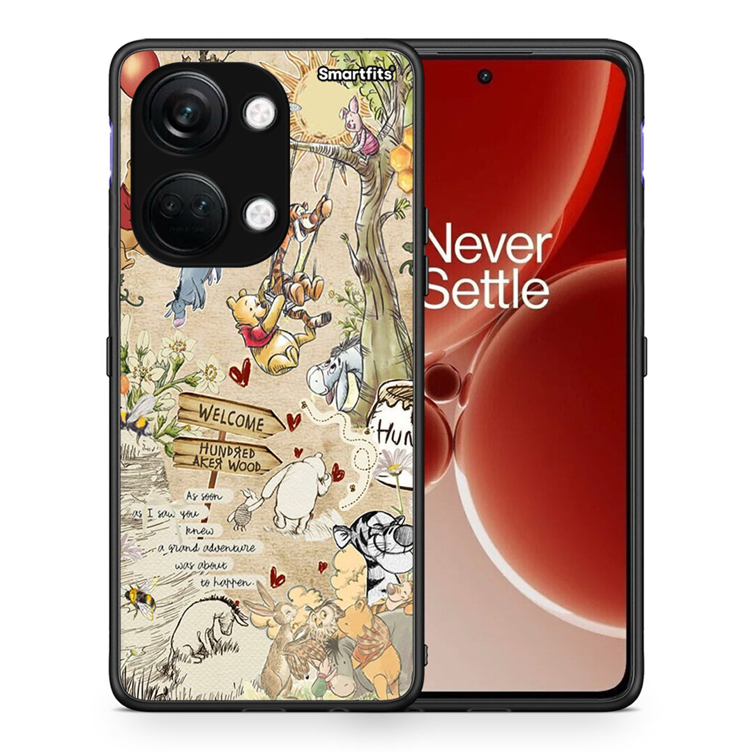 Θήκη OnePlus Nord 3 Happy Friends από τη Smartfits με σχέδιο στο πίσω μέρος και μαύρο περίβλημα | OnePlus Nord 3 Happy Friends case with colorful back and black bezels