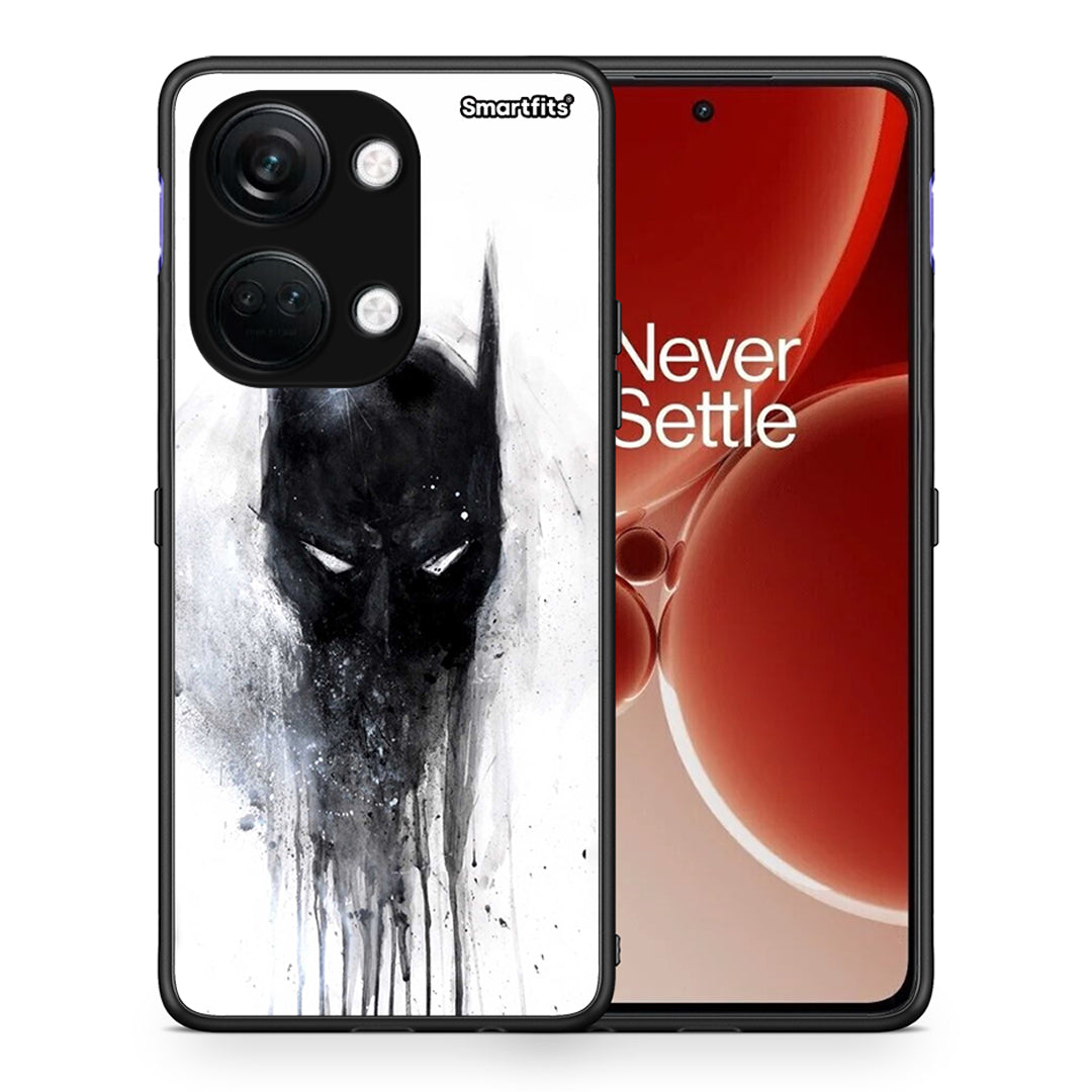 Θήκη OnePlus Nord 3 Paint Bat Hero από τη Smartfits με σχέδιο στο πίσω μέρος και μαύρο περίβλημα | OnePlus Nord 3 Paint Bat Hero case with colorful back and black bezels