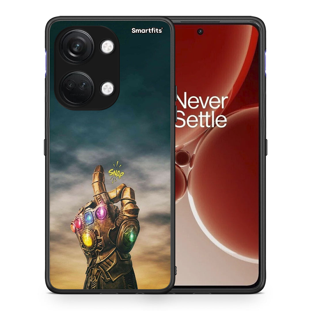 Θήκη OnePlus Nord 3 Infinity Snap από τη Smartfits με σχέδιο στο πίσω μέρος και μαύρο περίβλημα | OnePlus Nord 3 Infinity Snap case with colorful back and black bezels