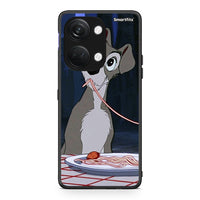 Thumbnail for OnePlus Nord 3 Lady And Tramp 1 Θήκη Αγίου Βαλεντίνου από τη Smartfits με σχέδιο στο πίσω μέρος και μαύρο περίβλημα | Smartphone case with colorful back and black bezels by Smartfits