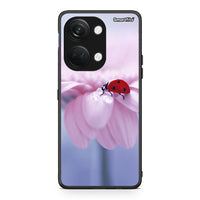 Thumbnail for OnePlus Nord 3 Ladybug Flower θήκη από τη Smartfits με σχέδιο στο πίσω μέρος και μαύρο περίβλημα | Smartphone case with colorful back and black bezels by Smartfits