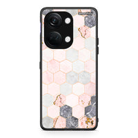 Thumbnail for 4 - OnePlus Nord 3 Hexagon Pink Marble case, cover, bumper