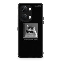 Thumbnail for OnePlus Nord 3 Meme Cat θήκη από τη Smartfits με σχέδιο στο πίσω μέρος και μαύρο περίβλημα | Smartphone case with colorful back and black bezels by Smartfits