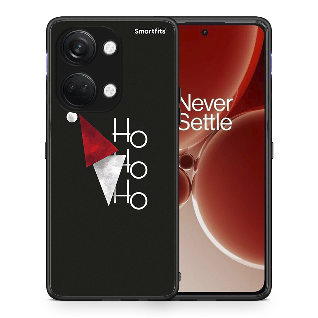 Θήκη OnePlus Nord 3 Minimal Christmas από τη Smartfits με σχέδιο στο πίσω μέρος και μαύρο περίβλημα | OnePlus Nord 3 Minimal Christmas case with colorful back and black bezels